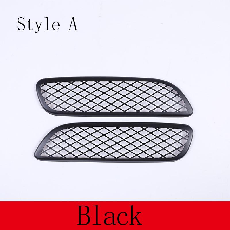 Für Chevrolet Corvette C6 2005-2013 Edelstahl Auto Nebelschlussleuchte Schutzgitter Abdeckung Aufkleber Autozubehör