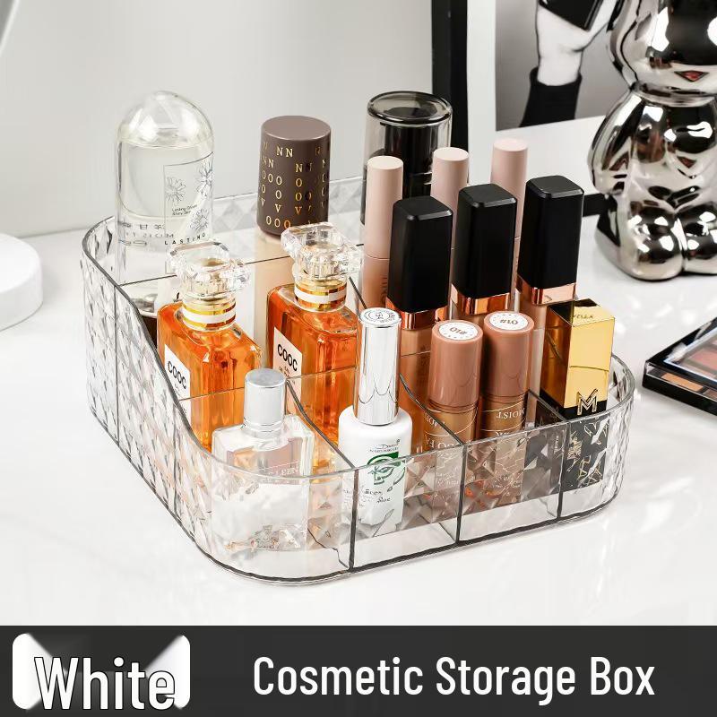 

Acrylic Cosmetic Storage & Organizer for Lipsticks, Skincare, Makeup Brushes & Pens