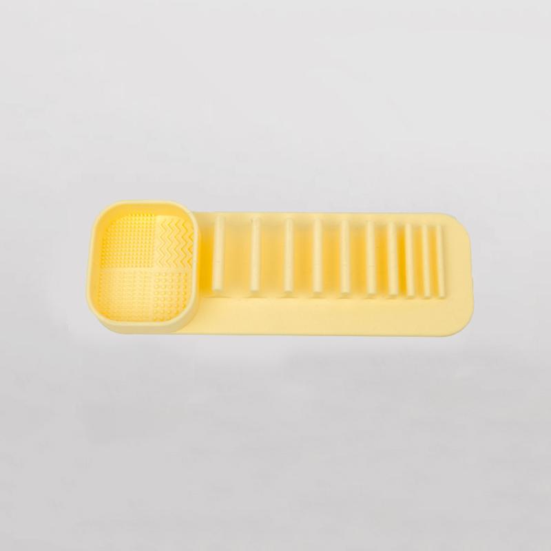 

1PCS Silicone Powder Puff Washer Sponge Storage Artifact Washing Bowl Makeup Brush Cleaning Box Make-up Egg Drying Tool Set