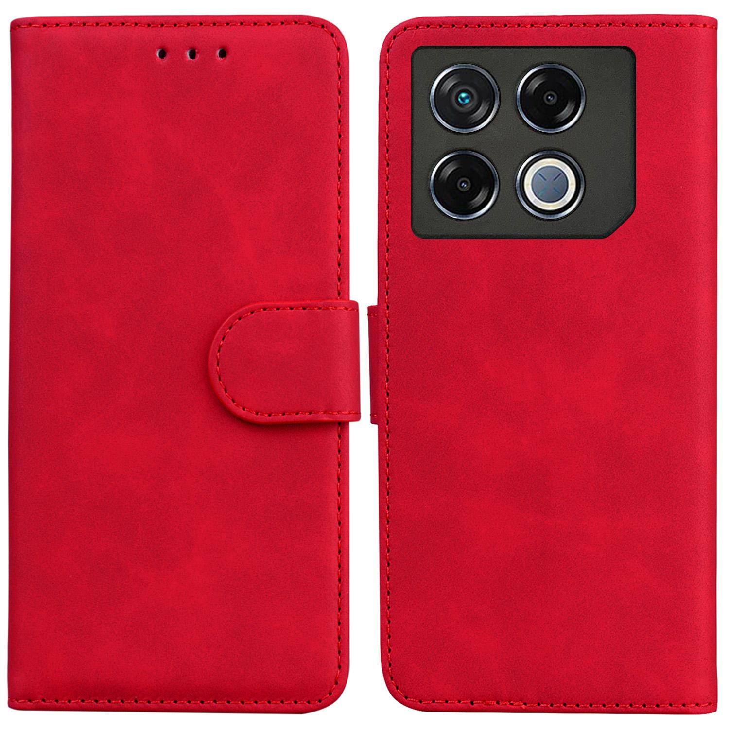 

For Infinix GT 20 Pro 5G Case Folio PU Leather Solid Color Phone Cover E