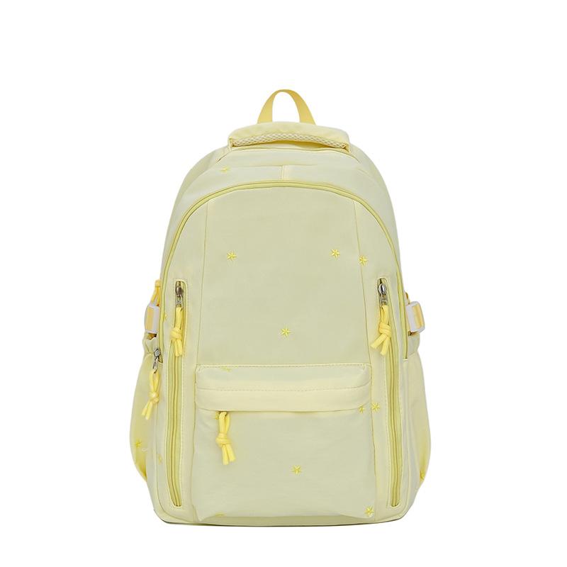 Schoolbag wholesale new simple five-pointed star printed backpack waterproof and wear-resistant student schoolbag daily commute leisure backpack