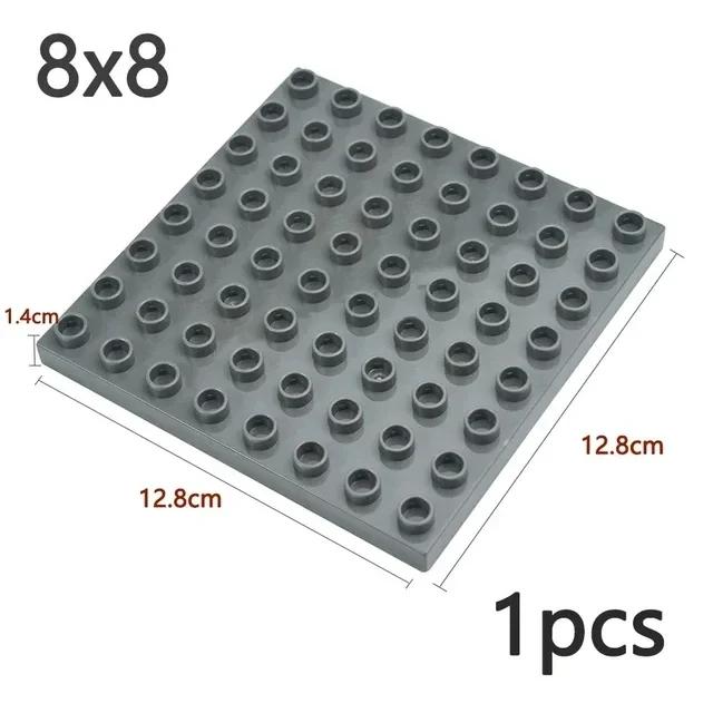 Duploes Velká velikost Základní deska Více velikostí 16x16 8x8 4x4 Cihly Montážní desky Velké částice Figurky Stavební bloky Dětské hračky