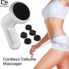 Cordless Anti Cellulite Massager Body Sculpting Machine Electric Fat Burner Strong Vibration Belly Waist Arm Slimming Massager