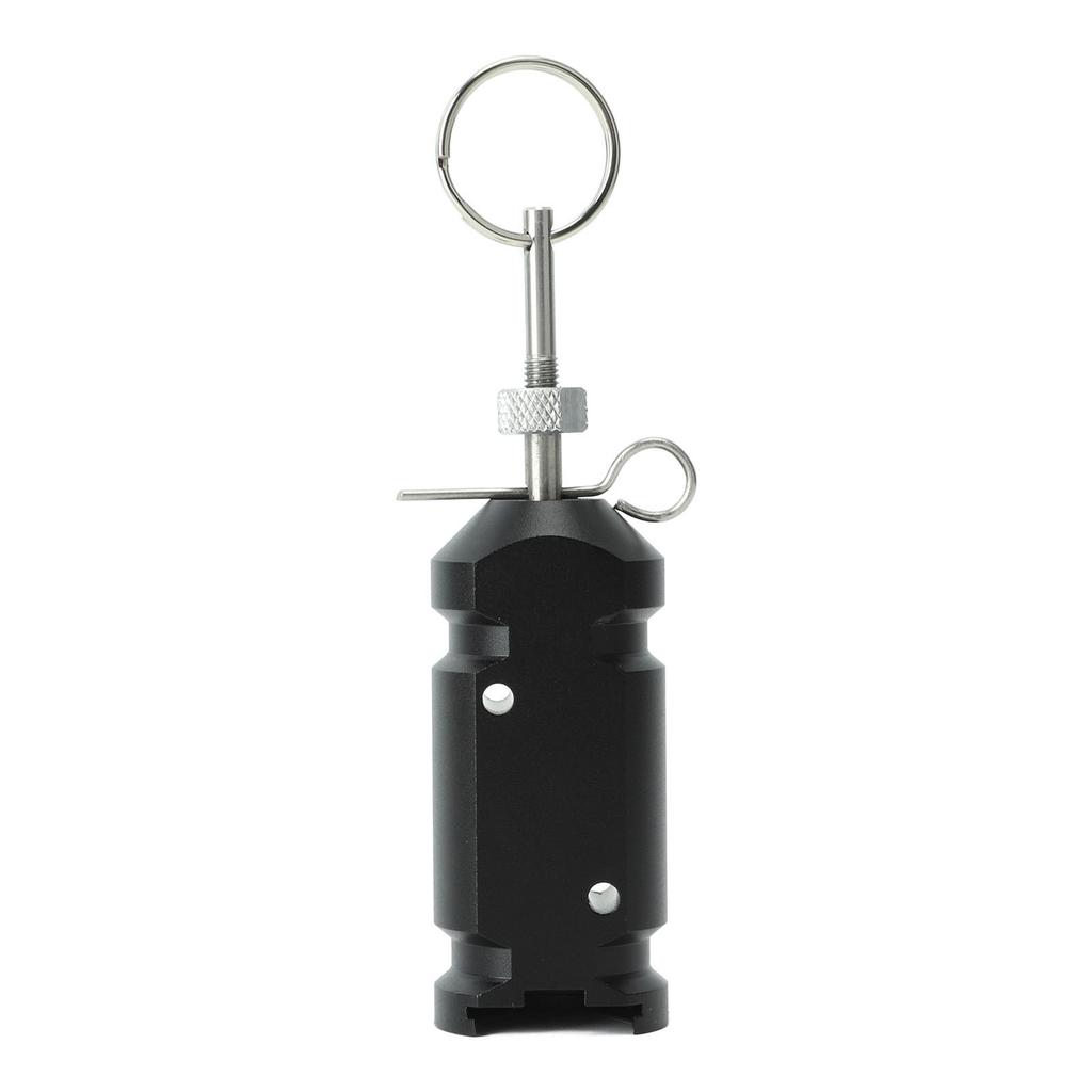 Trip Alarm 4.5V for Camping Tent Perimeter Aluminum Alloy Gardening Supplies Black