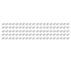 100pcs Resealable Odor Proof Pouch Holographic Smell Proof Packaging Bag with Clear Window for Lip Gloss