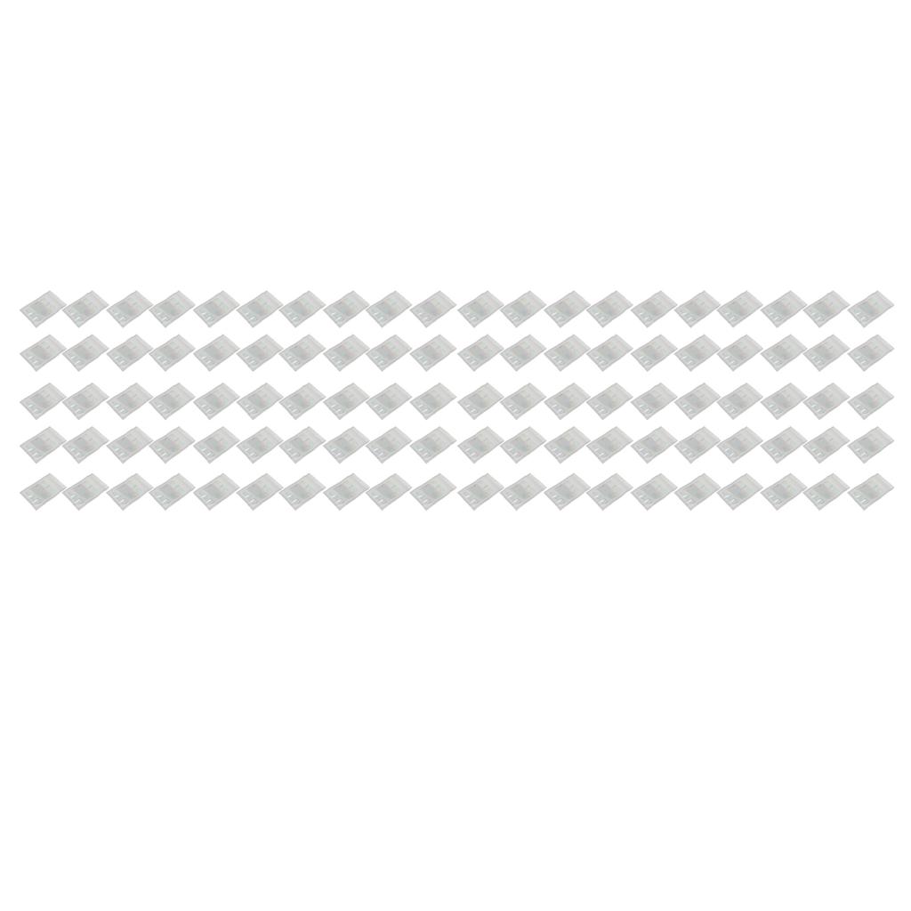 100pcs Resealable Odor Proof Pouch Holographic Smell Proof Packaging Bag with Clear Window for Lip Gloss