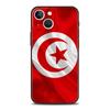 Tunisia Flag Phone Case For iPhone 17 16 15 Pro Max 11 12 13 14 7 8 Plus SE 2020 X XR XS Cover Soft Black