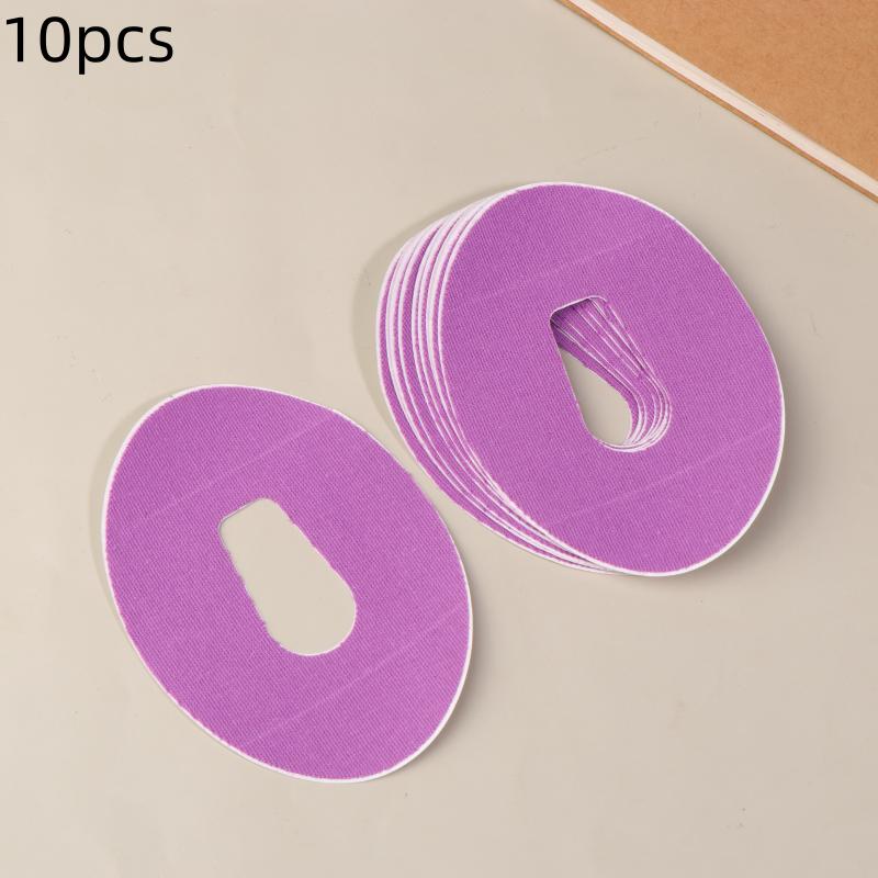 

10 шт. водонепроницаемые клейкие пластыри сенсорный пластырь глюкометр датчик фиксирующая наклейка длительный мониторинг уровня глюкозы в крови фиолетовый