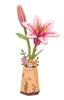 ROKR 3D Bouquet of Wooden Puzzle for Assembly DIY Interior Gift Assembly Time Gift for Kids and Day Perfect for Educational Toy Puzzle, Lilies,
