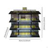 1/64 Scale Diecast Car Holder for Vehicle Models with Parking Lot Display