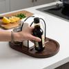 Multi Compartment Rotating Napkin Holder Vertical Napkin Holder  for Dining Table