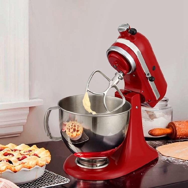 Dishwasher Safe Stainless Steel Beater Replacement for 4.5-5QT Stand Mixer Attachment Dishwasher Safe Accessories
