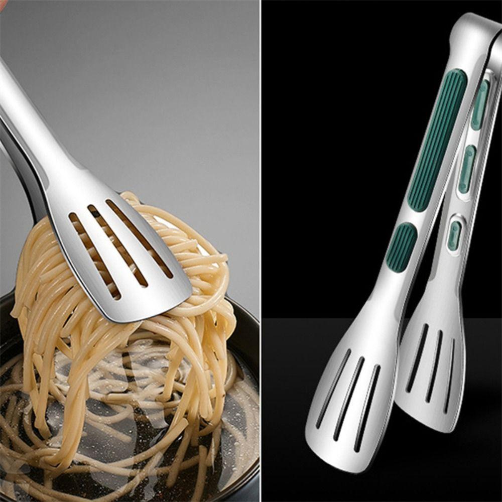 Meat Food Clips Stainless Steel Food Clamp 7/9/12 Inch Steak Tongs Creativity Salad Bread Clamp