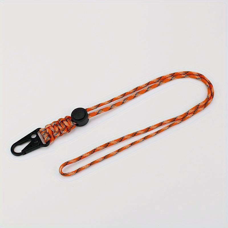 Lanyard Heavy Metal Keyring Adjustable Keychain Credential Holder Mobile Phone Hanging Neck Strap Anti-lost Key Chain