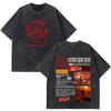 Rapper Ryan Castro Sende Latam Album Tour 2026 Magliette Stampate Unisex Unisex Hip Hop T Shirt Estive Cotone Ampio Vintage Lavate T-shirt