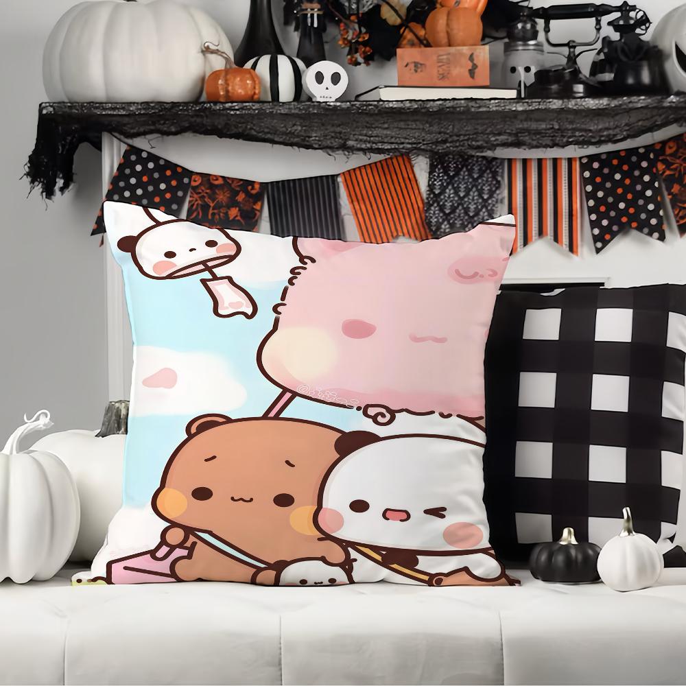 Cartoon Cute O-One Or Two Pillow Case Office Cushions Suitable For Sofa Car Bedroom Decorative Cushion Cover