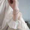 2025 New Simple Bracelet for WomenSparkling Bracelet Women's Light Luxury Design Feeling Fragmented Gold Bracelet Temperament