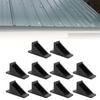 10 Pack Metal Roofs Snow Guards with Sealing Washers Screws Roof Snow Stops for RV Trailer