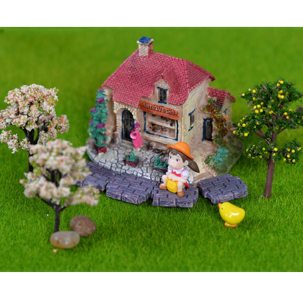 Miniatur Haus Fee Garten Micro Landschaft Hausgarten Dekoration Bonsai Craft