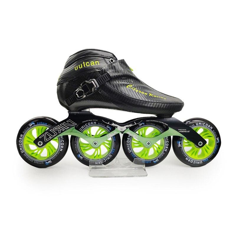 Buy Professional CITYRUN Speed Skates Shoes with 4X90MM 4X100MM 4X110mm