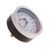 0-16Bar 0-120℃ Pressure Gauges Steel  1/4inch 2.4in Pressure Gauges Thermomanometer
