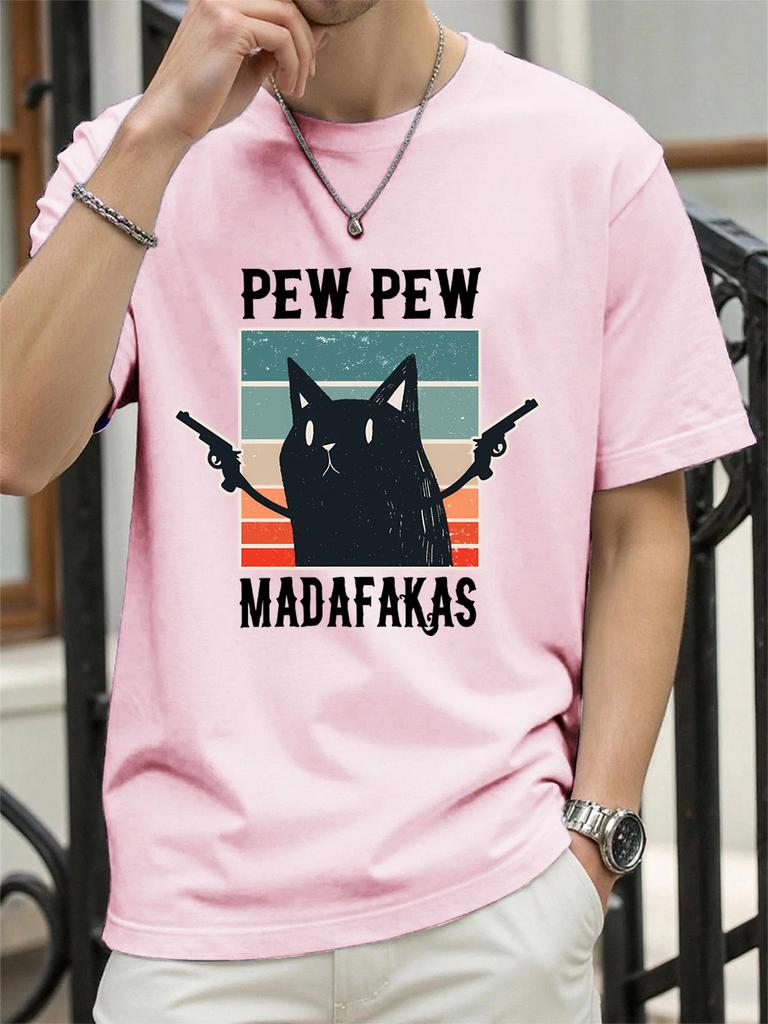 Pew Pew Madafaks Cute Funny Printing TShirt Women Cotton Summer Short Sleeve Comfortable Soft ONeck Tops Street Womans Clothes