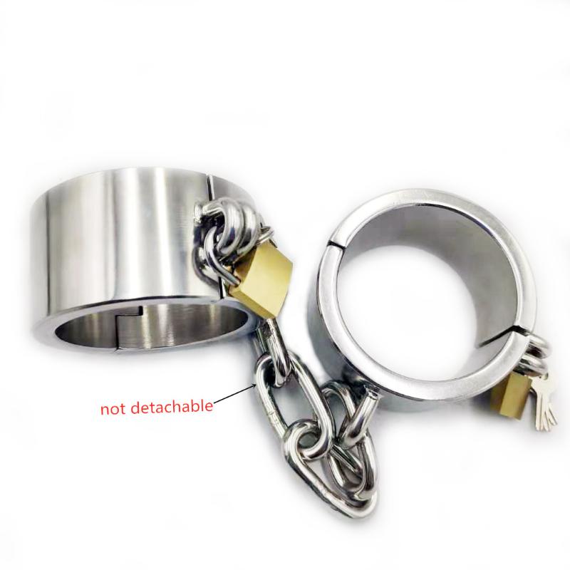 New Stainless Steel Shackles Adult Sex Toys Fetters SM  Restraint Sex Game