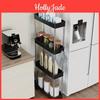 Wheels Storage Bathroom Rack With 34 Layer Rolling Utility Cart Bathroom Storage Organizer Multipurpose Utility Cart