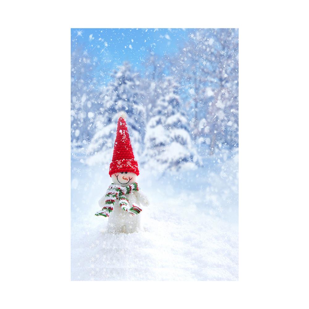 Plakat Świąteczny Scena Śnieżna Rekwizyty Tła Festiwalowego do Dekoracji Domu, Imprez, Studia, Uroczystości Plenerowych, Ślubu