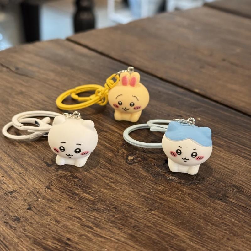 

1/3 шт. Мультяшный брелок для ключей, подвеска для украшения рюкзака, каваий аниме Чикавас Хачиваре Усаги, милая кукла, брелок для ключей, подарки для детей, девочек