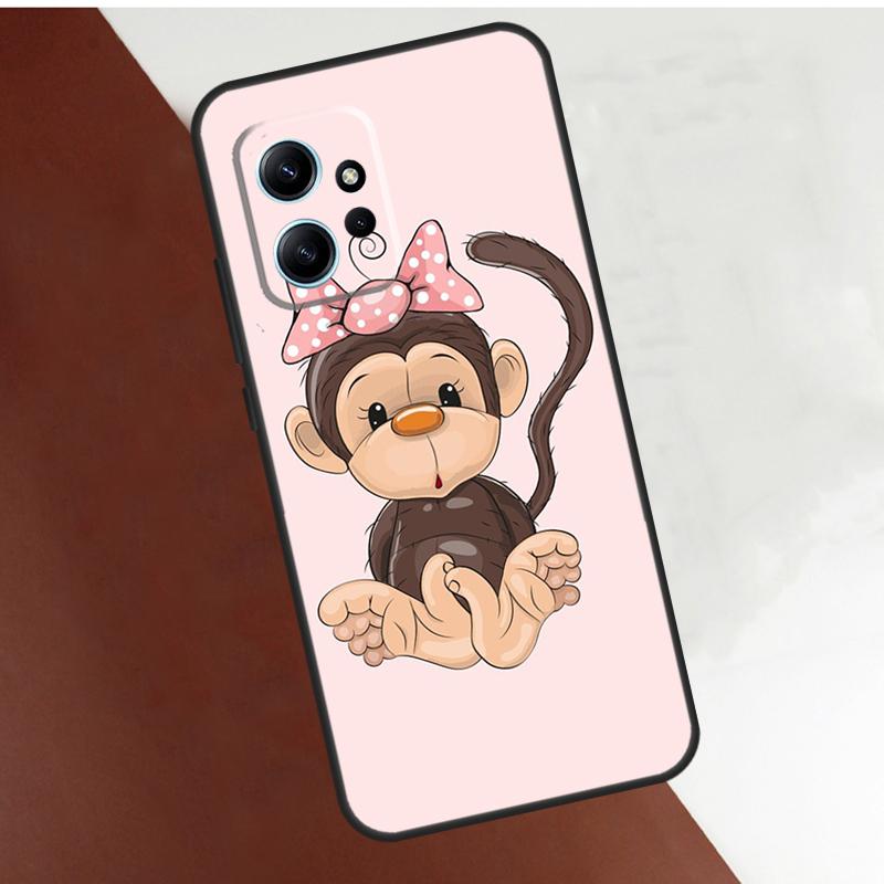 Monkey Gorilla Ape Baby Case For Xiaomi Redmi Note 12 11 10 8 9 Pro 12S 11S 10S 9S Coque For Redmi 12 9C 10C 12C