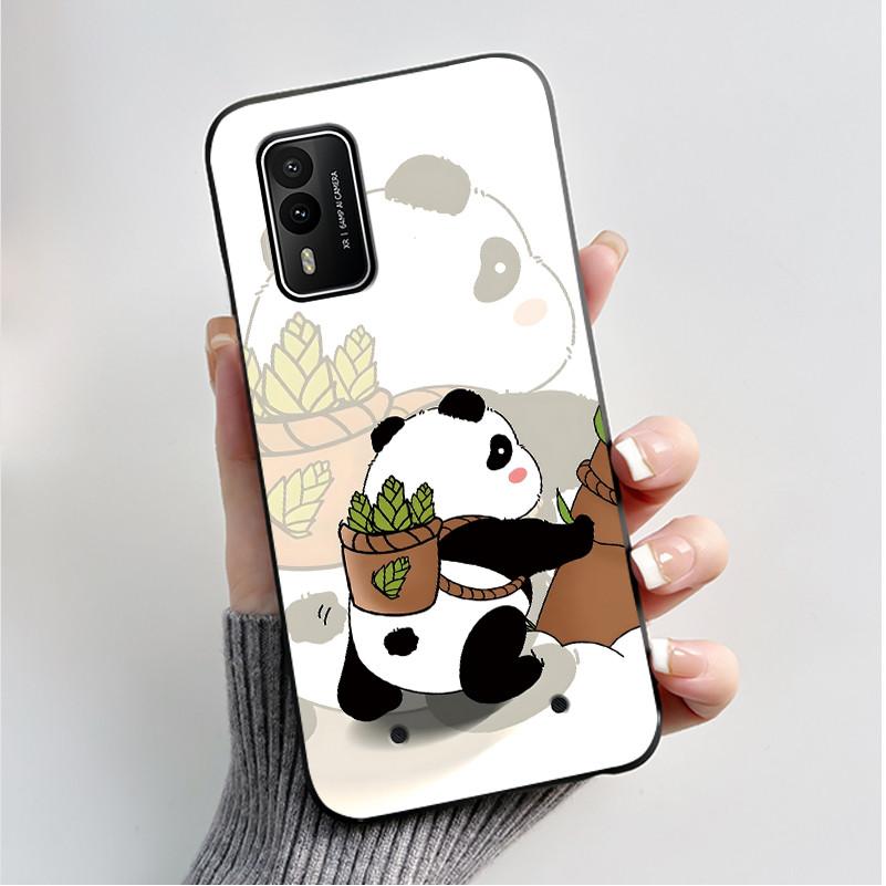 Printed Phone Case For Nokia XR21 Coque Capa Soft Silicone Black Shell Cover Cute Flower Cartoon Casing Fundas