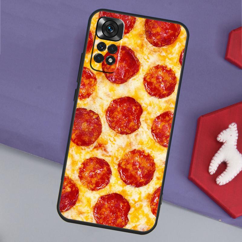 Pizza Essen Speck Käse Hülle Für Xiaomi Redmi Note 14 13 Pro 12 11 9 10 9S 10S 11S 12S Redmi 14C 10C 12C 13C Hülle