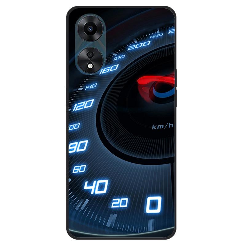 

for Oppo A78 5G Shockproof Soft Cover A 78 Cartoon Beautiful Flower Pattern Phone Case for Oppo A78 5G Back Case Black TPU Coque OPPO A78 5G