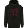 Roter Mothman Hoodie