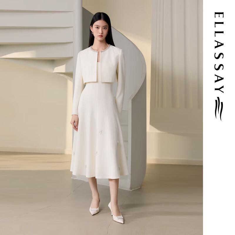 

ELLASSAY Women s 2025 Fall Iridescent Two-Piece Dress L