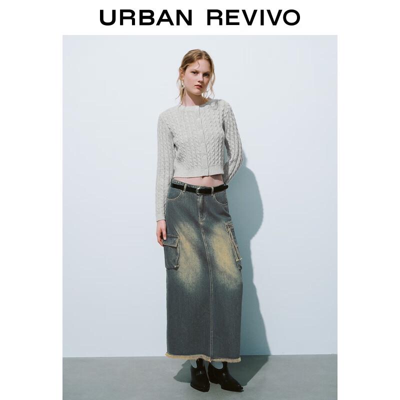 

Женский повседневный кардиган крупной вязки XL