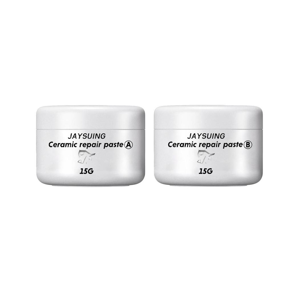 Ceramic Repair Paste Tub Tile Shower Repair Kit AB Glue White Porcelain Cracks Chip Porcelain Washbasin Bathtub Tile Adhesive