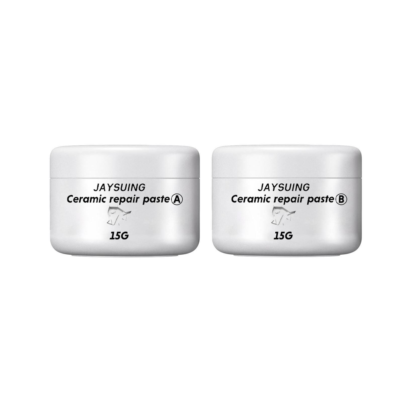 

Ceramic Repair Paste Tub Tile Shower Repair Kit AB Glue White Porcelain Cracks Chip Porcelain Washbasin Bathtub Tile Adhesive