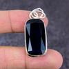 London Blue Topaz Gemstone Handmade 925 Sterling Silver Gift Pendant 1.81" I7Y15