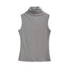 Women's Sleeveless High Neck Slim Fit Summer Vest