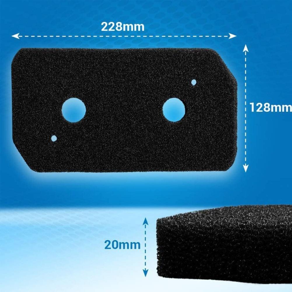 4Pcs Drying Machine Filter Cotton For Bosch For Siemens Dryer Filter Bosch/Siemens 12007650 Dryer Filter Cotton 228x128mm