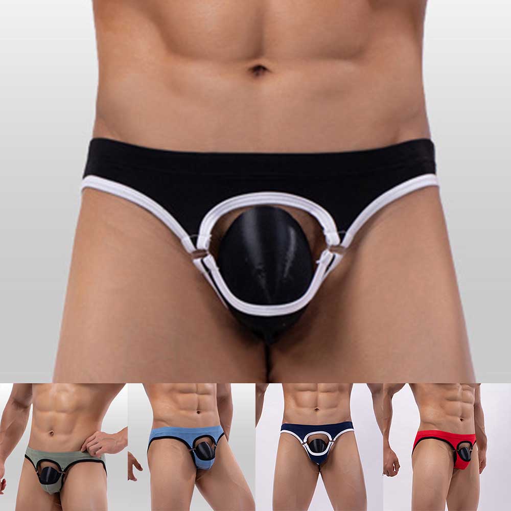 Muži spodní prádlo otevřený přední otvor kalhotky bezešvé sexy