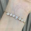 Douyin Wholesale of the Same Seiko Micro-inlaid Zircon Full Diamond Flower Bracelet Wind Jewelry