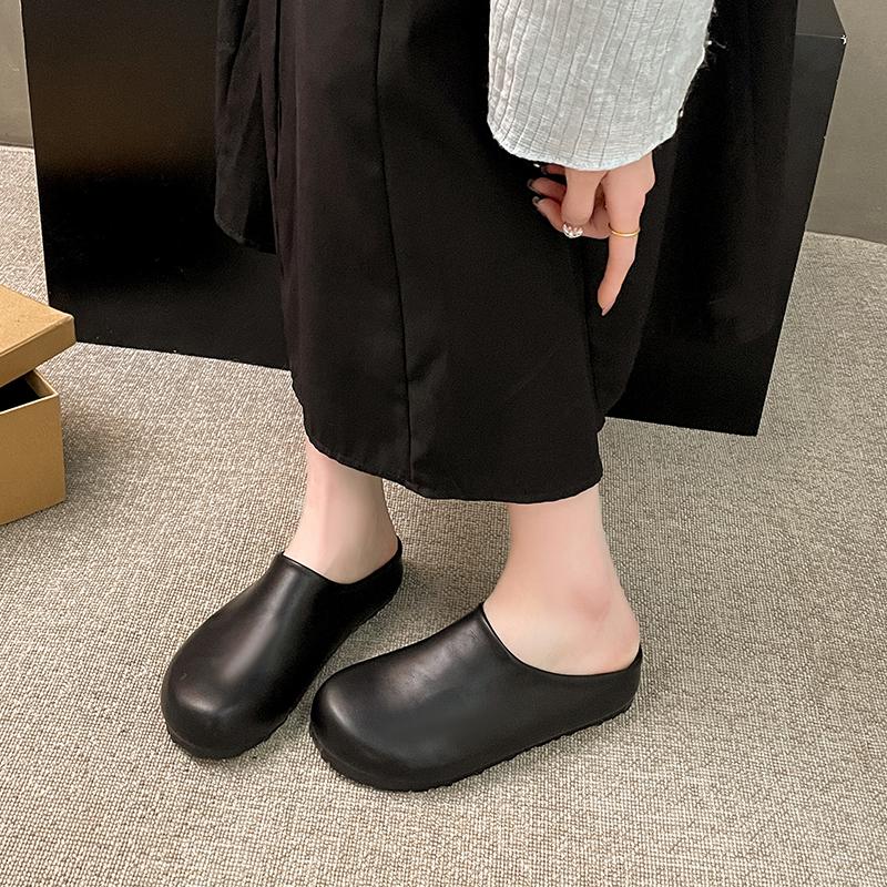 Fashion CRLAYDK Slides for Women Closed Toe Outdoor Indoor Slip On Mule Lightweight Easy Clean Uppers Comfort Casual Slippers Loafers