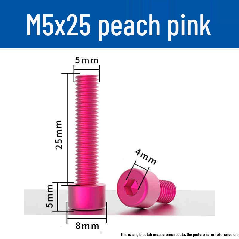 Śruby z łbem walcowym z gniazdem sześciokątnym z anodowanego aluminium M5 - Lekkie, Trwałe, Odporne na zużycie