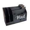 6-compartment Desk Organizer for Paper Clips, Envelopes And Stationery Items.
