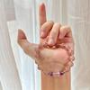 Vintage Natural Strawberry Crystal White Crystal Amethyst Bracelet Bracelet