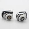 New Bathroom Door Rollers Home Pulley Wheels Glass Sliding Aluminum Shower Room Cabin Replacement Doors Accessories
