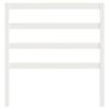 VidaXL Headboard White 96x4x100 Cm Solid Pine Wood 817621